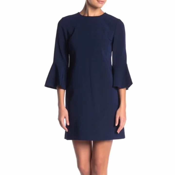 VESTIDO CORTO MANGA VUELO