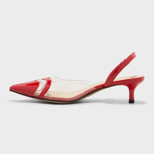 TACONES ROJOS CORAZON PUNTA