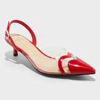 TACONES ROJOS CORAZON PUNTA