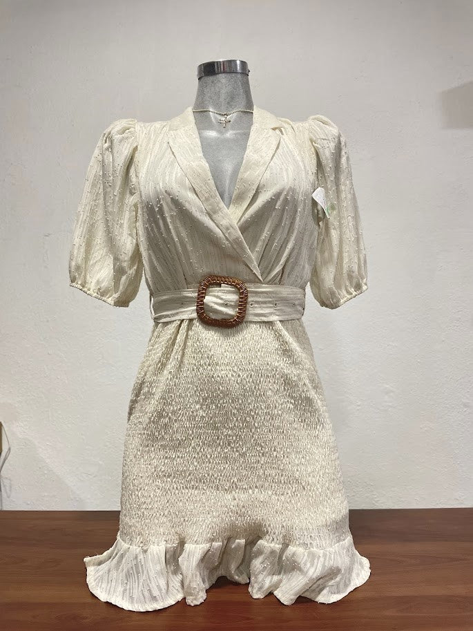 VESTIDO BEIGE