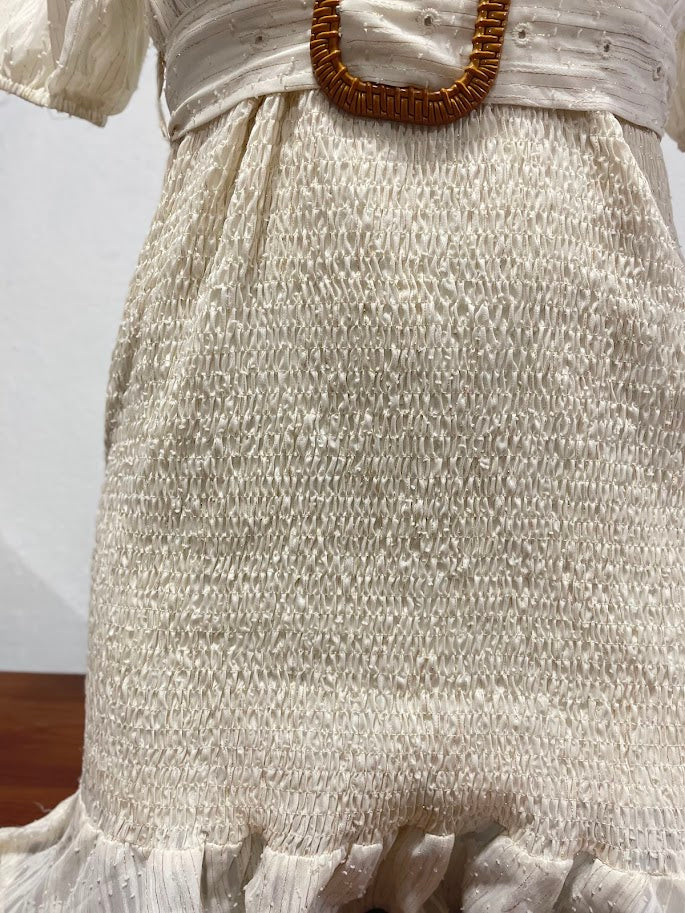 VESTIDO BEIGE