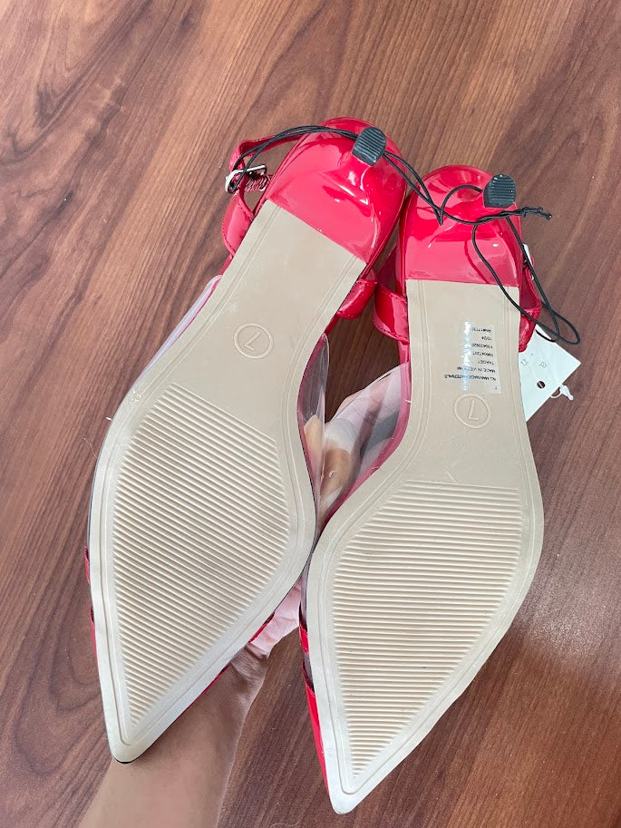 TACONES ROJOS CORAZON PUNTA